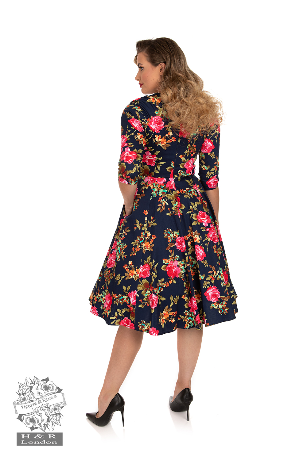 Hailey Floral Swing Dress